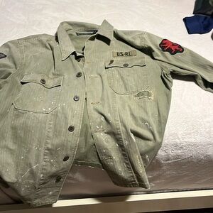 Rl Amy light jacket with vintage finish